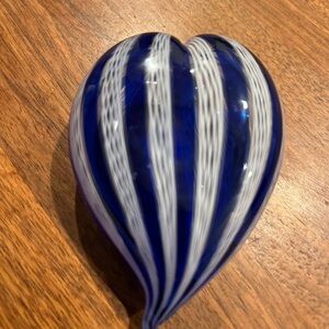 Blue and White Murano Glass